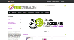 Desktop Screenshot of pienso24horas.com